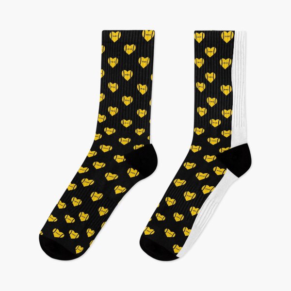 Item preview, Black & Yellow Heart Football designed and sold by SimplyJamee.