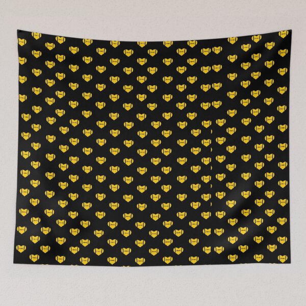 Item preview, Black & Yellow Heart Football designed and sold by SimplyJamee.