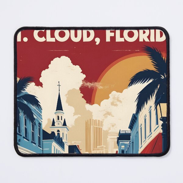 Item preview, St. Cloud Florida 1950s USA Vintage Travel Tourism designed and sold by TravelersGems.