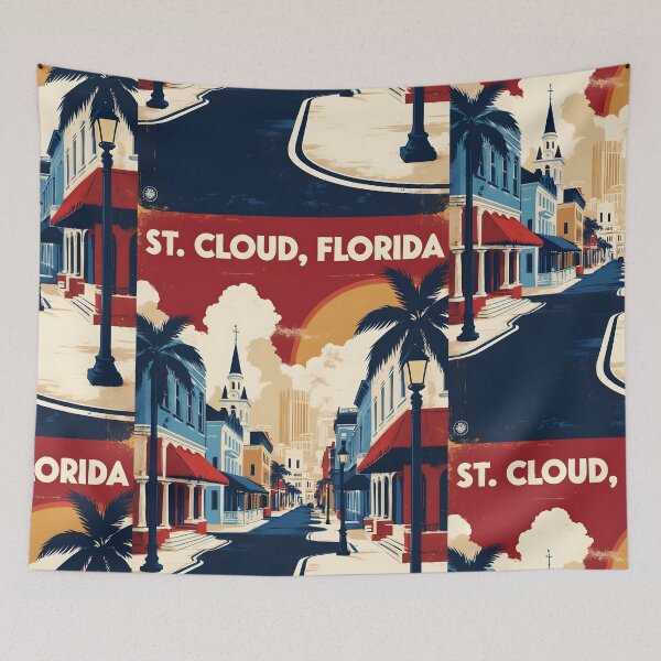 Item preview, St. Cloud Florida 1950s USA Vintage Travel Tourism designed and sold by TravelersGems.