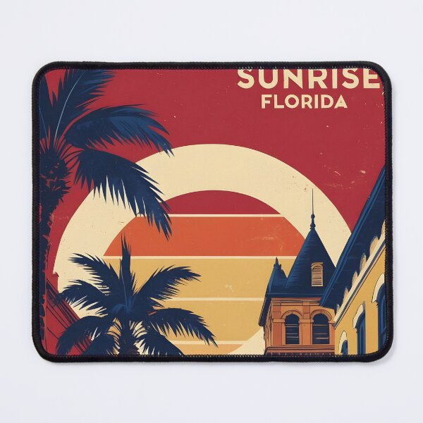 Item preview, Sunrise Florida 1950s USA Vintage Travel Tourism designed and sold by TravelersGems.