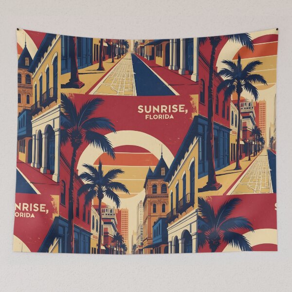 Item preview, Sunrise Florida 1950s USA Vintage Travel Tourism designed and sold by TravelersGems.