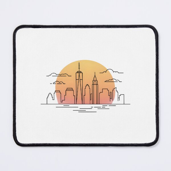 Item preview, Hamilton Skyline – Minimalist Sunset Travel Souvenir Design designed and sold by Paper Drip.