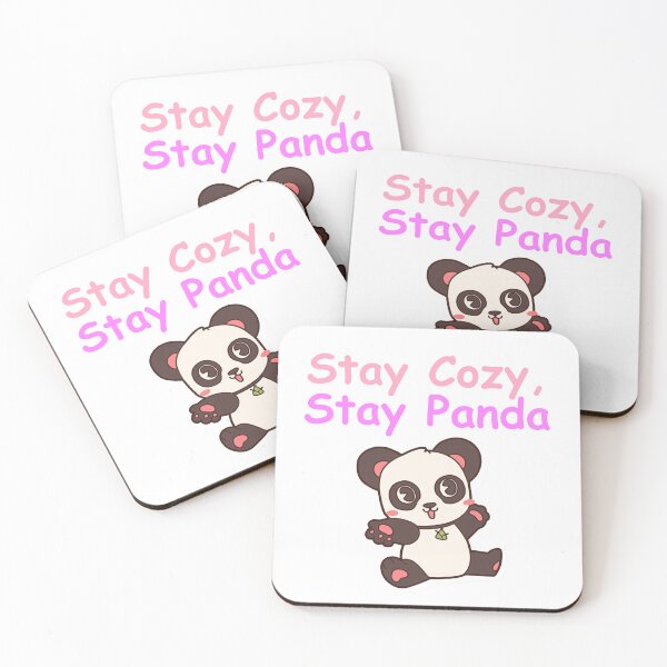 Item preview, Stay Cozy Stay Panda Cute Design designed and sold by Mix Mood.