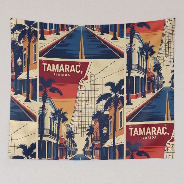 Item preview, Tamarac Florida 1950s USA Vintage Travel Tourism designed and sold by TravelersGems.