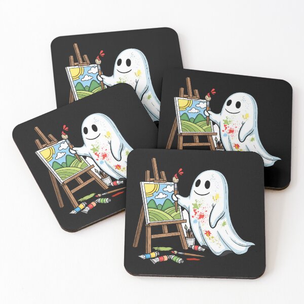 Item preview, The Painter Ghost: Halloween Art designed and sold by Claustronautas.
