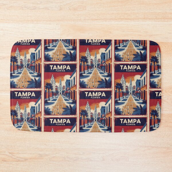 Item preview, Tampa Florida 1950s USA Vintage Travel Tourism designed and sold by TravelersGems.