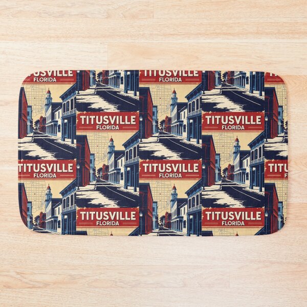 Item preview, Titusville Florida 1950s USA Vintage Travel Tourism designed and sold by TravelersGems.
