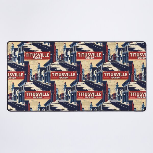 Item preview, Titusville Florida 1950s USA Vintage Travel Tourism designed and sold by TravelersGems.