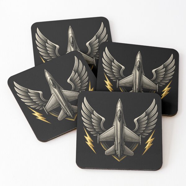 Item preview, Steel Wings – Fighter Jet Emblem designed and sold by ArcadiaSilence.