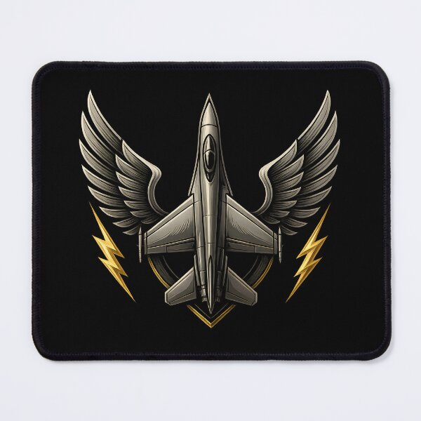Item preview, Steel Wings – Fighter Jet Emblem designed and sold by ArcadiaSilence.
