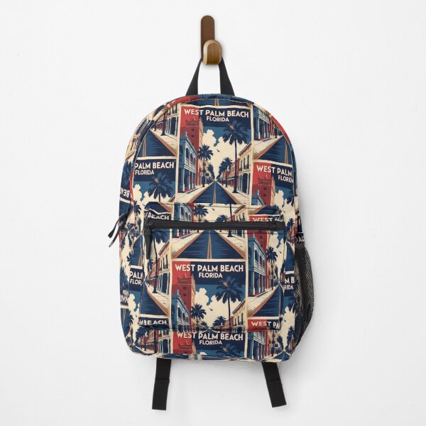 Item preview, West Palm Beach Florida 1950s USA Vintage Travel Tourism designed and sold by TravelersGems.