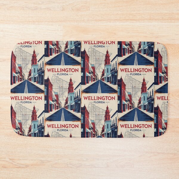 Item preview, Wellington Florida 1950s USA Vintage Travel Tourism designed and sold by TravelersGems.