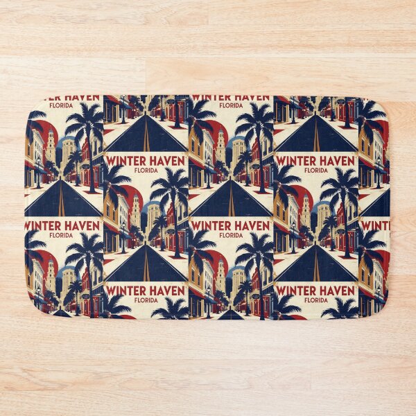 Item preview, Winter Haven Florida 1950s USA Vintage Travel Tourism designed and sold by TravelersGems.