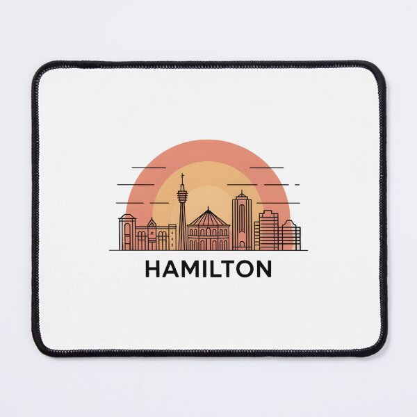 Item preview, Hamilton Skyline – Minimalist Sunset Travel Souvenir Design designed and sold by Paper Drip.