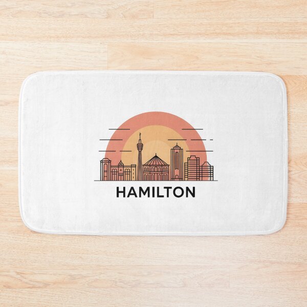 Item preview, Hamilton Skyline – Minimalist Sunset Travel Souvenir Design designed and sold by Paper Drip.