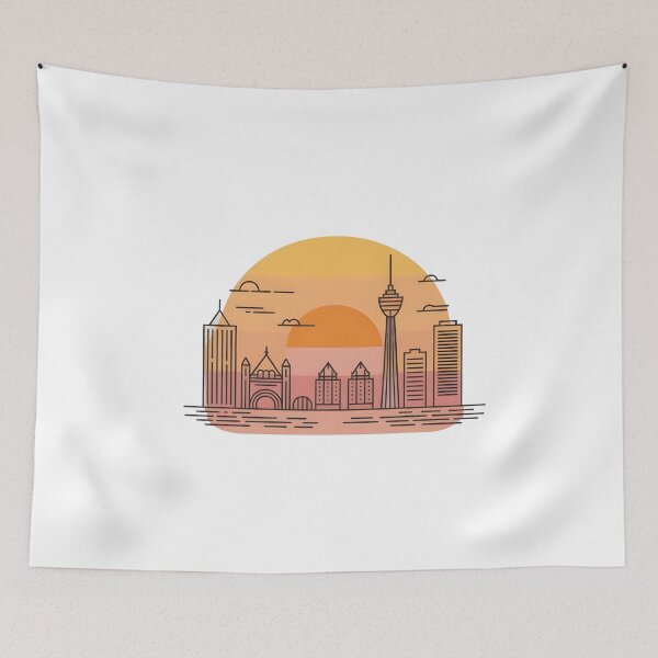 Item preview, Hamilton Skyline – Minimalist Sunset Travel Souvenir Design designed and sold by Paper Drip.