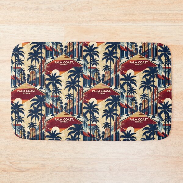 Item preview, Palm Coast Florida 1950s USA Vintage Travel Tourism designed and sold by TravelersGems.