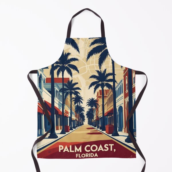 Item preview, Palm Coast Florida 1950s USA Vintage Travel Tourism designed and sold by TravelersGems.