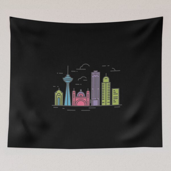 Item preview, Hamilton Skyline – Minimalist Neon Travel Souvenir Design designed and sold by Paper Drip.