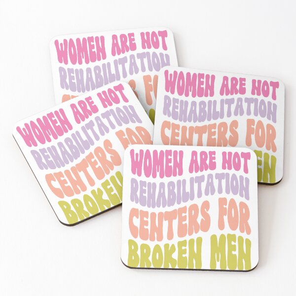 Item preview, Women Are Not Rehabilitation Centers Retro Quote Tee & Sticker designed and sold by LiminalLines.