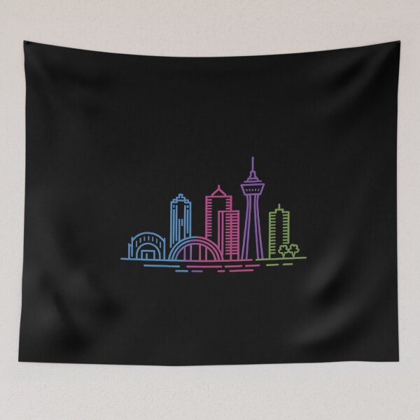 Item preview, Hamilton Skyline – Minimalist Neon Travel Souvenir Design designed and sold by Paper Drip.