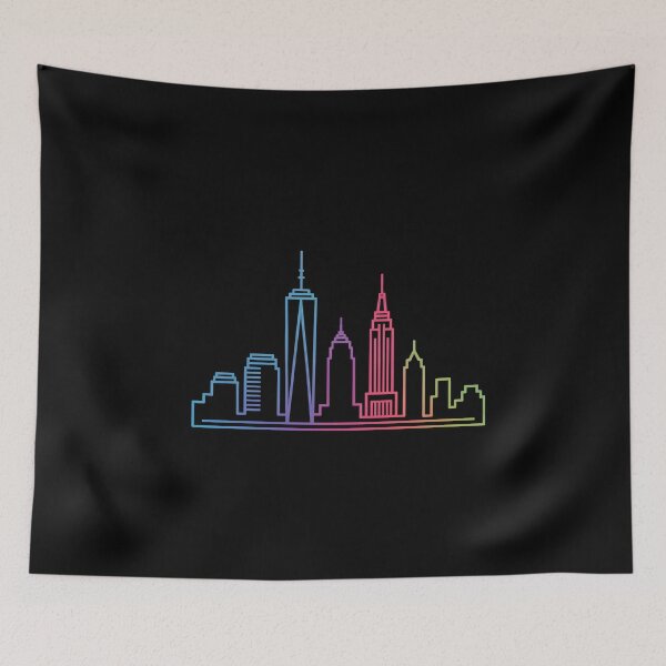 Item preview, Hamilton Skyline – Minimalist Neon Travel Souvenir Design designed and sold by Paper Drip.