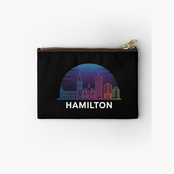 Item preview, Hamilton Skyline – Minimalist Neon Travel Souvenir Design designed and sold by Paper Drip.