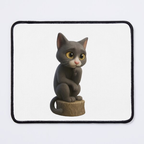 Item preview, Grey the Thinker designed and sold by CatyCatsdesings.