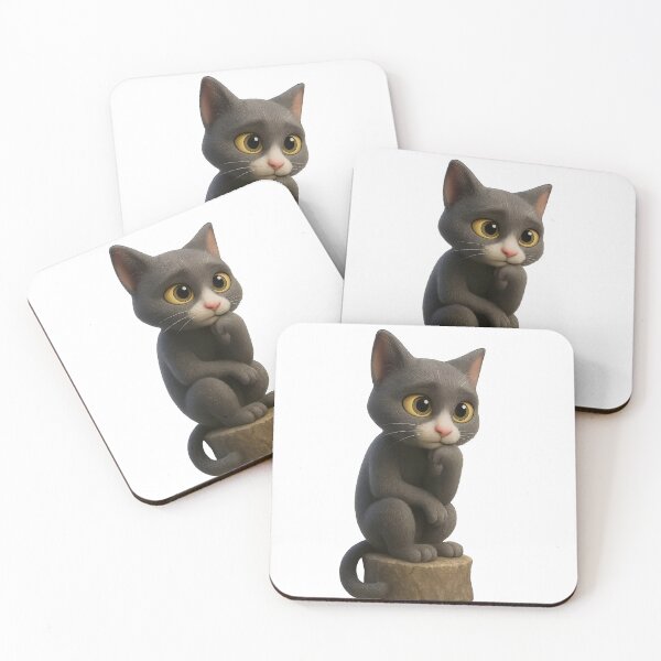 Item preview, Grey the Thinker designed and sold by CatyCatsdesings.