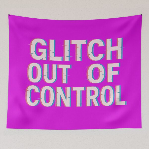 Item preview, Glitch Out of Control designed and sold by ArtComixHaven.