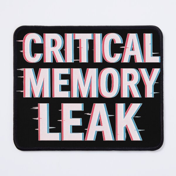 Item preview, Critical Memory Leak Glitch designed and sold by ArtComixHaven.