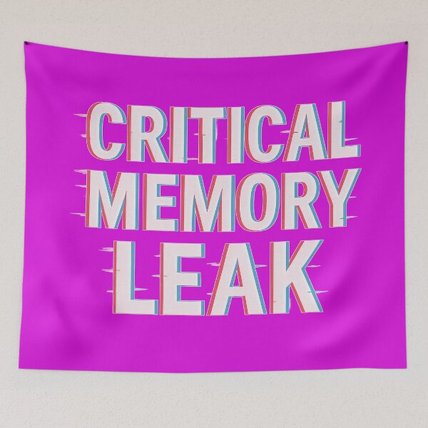 Item preview, Critical Memory Leak Glitch designed and sold by ArtComixHaven.