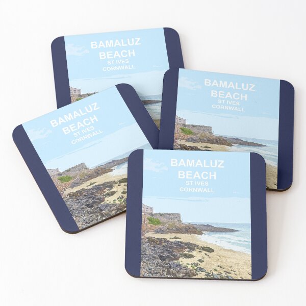 Item preview, St Ives Cornwall.  Cornish gift Kernow Travel location poster designed and sold by BarbaraGlebska.