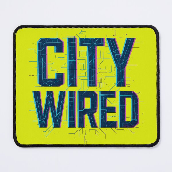 Item preview, City Wired Neon Circuit Futuristic Glitch designed and sold by ArtComixHaven.