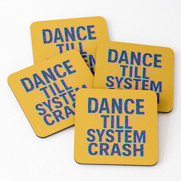 Item preview, Dance Till System Crash Neon Glitch Futuristic Cyber designed and sold by ArtComixHaven.