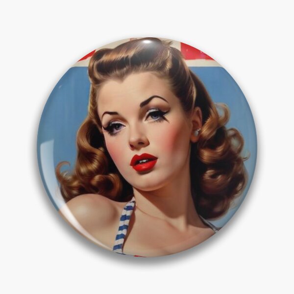 Item preview, Classic 1940s Pin Up in Swimsuit – Vintage Retro Art for Home Décor designed and sold by MissSaylor.