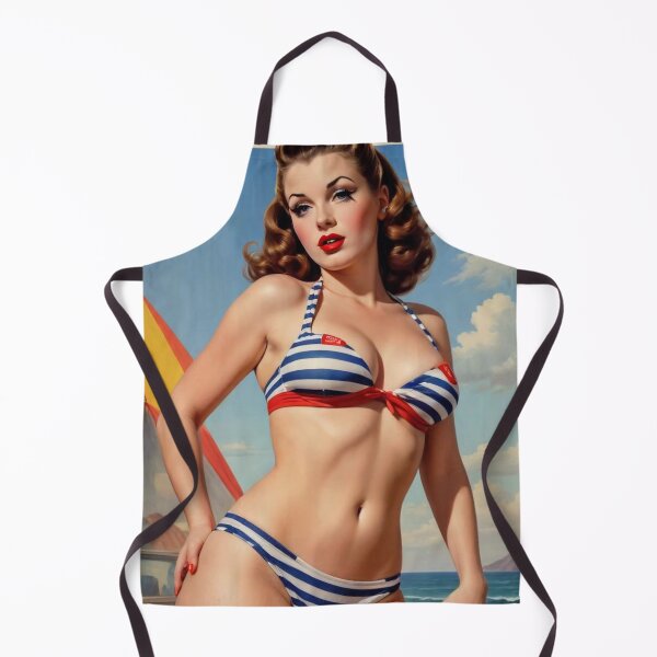 Item preview, Classic 1940s Pin Up in Swimsuit – Vintage Retro Art for Home Décor designed and sold by MissSaylor.