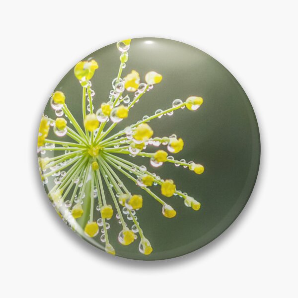 Item preview, Mindfully discovered – Hidden beauty – Raindrops on dill blossom designed and sold by Katja LebenFreude.