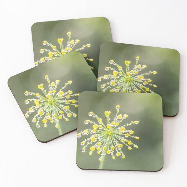 Item preview, Mindfully discovered – Hidden beauty – Raindrops on dill blossom designed and sold by Katja LebenFreude.