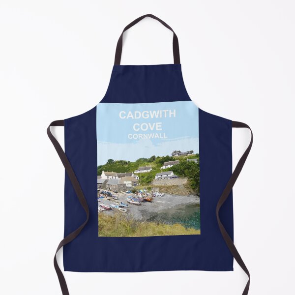 Item preview, Cadgwith Cove Cornwall. Cornish gift Kernow Travel location poster designed and sold by BarbaraGlebska.
