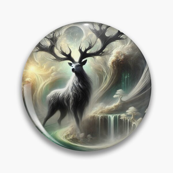 Item preview, "Eikthyrnir – The Stag of Valhalla | Norse Myth Art" designed and sold by Umbra666.