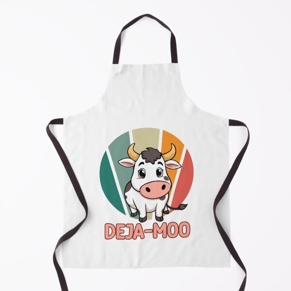 Item preview, Deja Moo Funny Cow Pun designed and sold by CleanDecor.