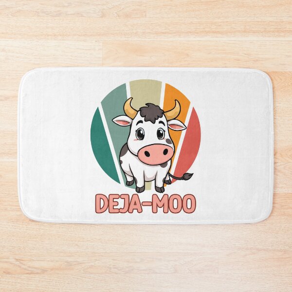Item preview, Deja Moo Funny Cow Pun designed and sold by CleanDecor.