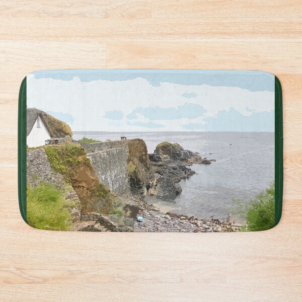Item preview, Cadgwith Cove Cornwall.  Cornish gift Kernow Travel location poster designed and sold by BarbaraGlebska.