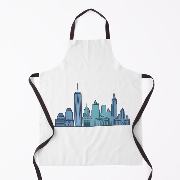 Item preview, Hamilton Skyline – Minimalist Cool Blue Travel Souvenir Design designed and sold by Paper Drip.