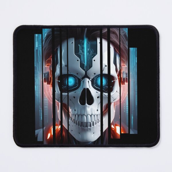 Item preview, Cybernetic skull with data streams 2 designed and sold by Neon G.