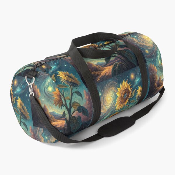 Item preview, Reinterpretation of Van Gogh’s “Sunflowers” with futuristic digital elements. designed and sold by Creative Line Prints.
