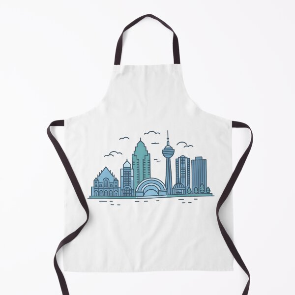 Item preview, Hamilton Skyline – Minimalist Cool Blue Travel Souvenir Design designed and sold by Paper Drip.