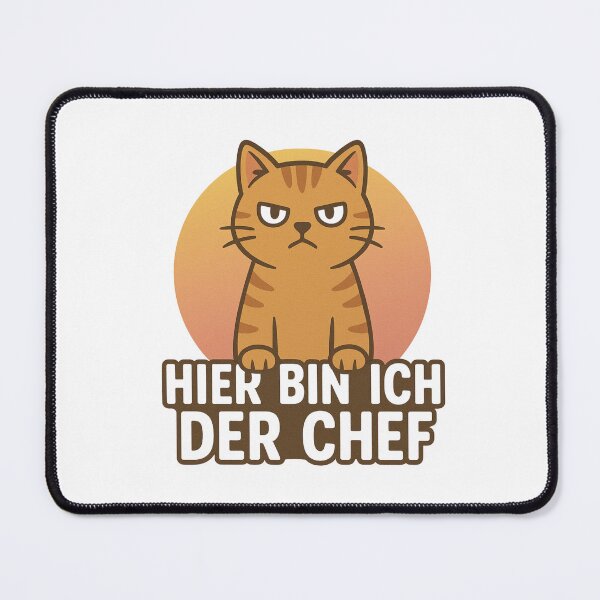 Item preview, The cat is the boss! designed and sold by Fies-und-Fein.